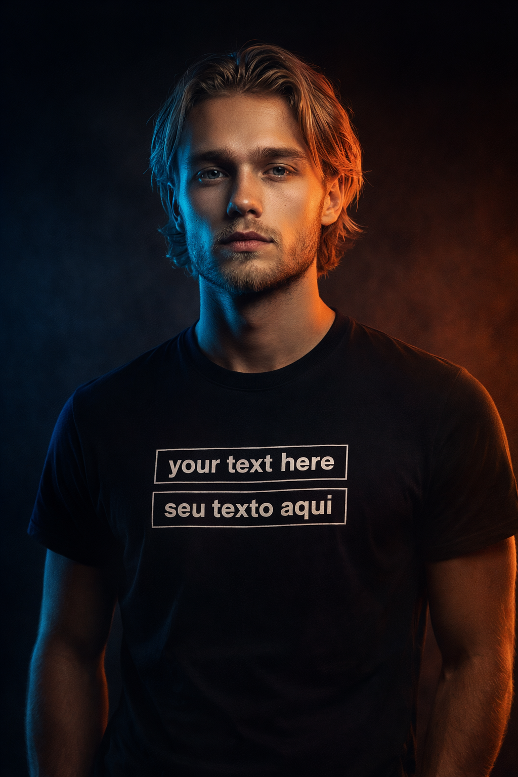 O teu texto t-shirt homem